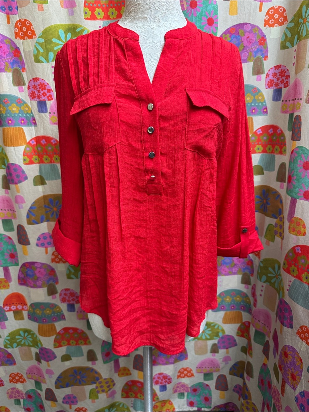 Cocomo Petite 3/4 Blouse. PM